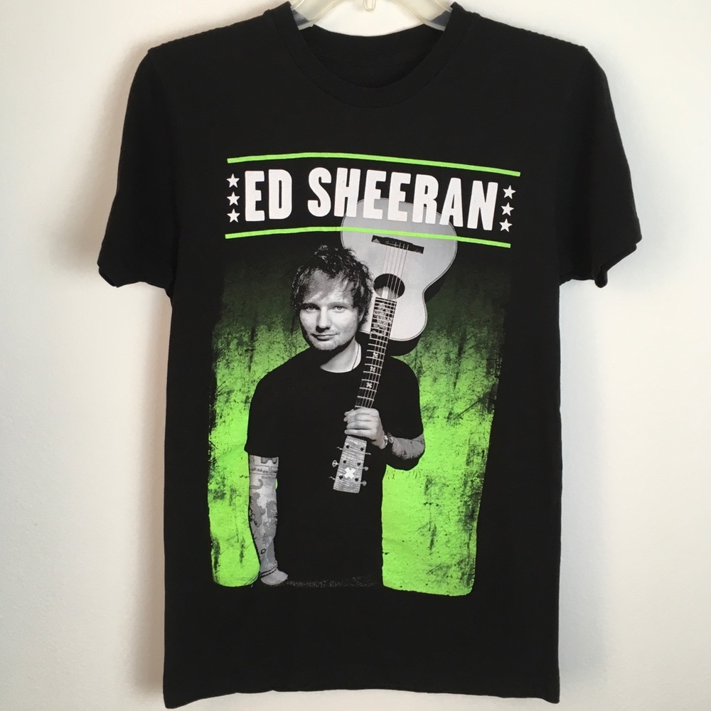 Ed Sheeran Tour Concert Shirt, Size Small